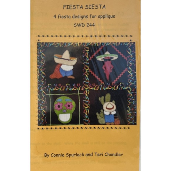 Sew Wonderful Dreams - Fiesta Siesta Applique Quilt Pattern - Picture 1 of 3